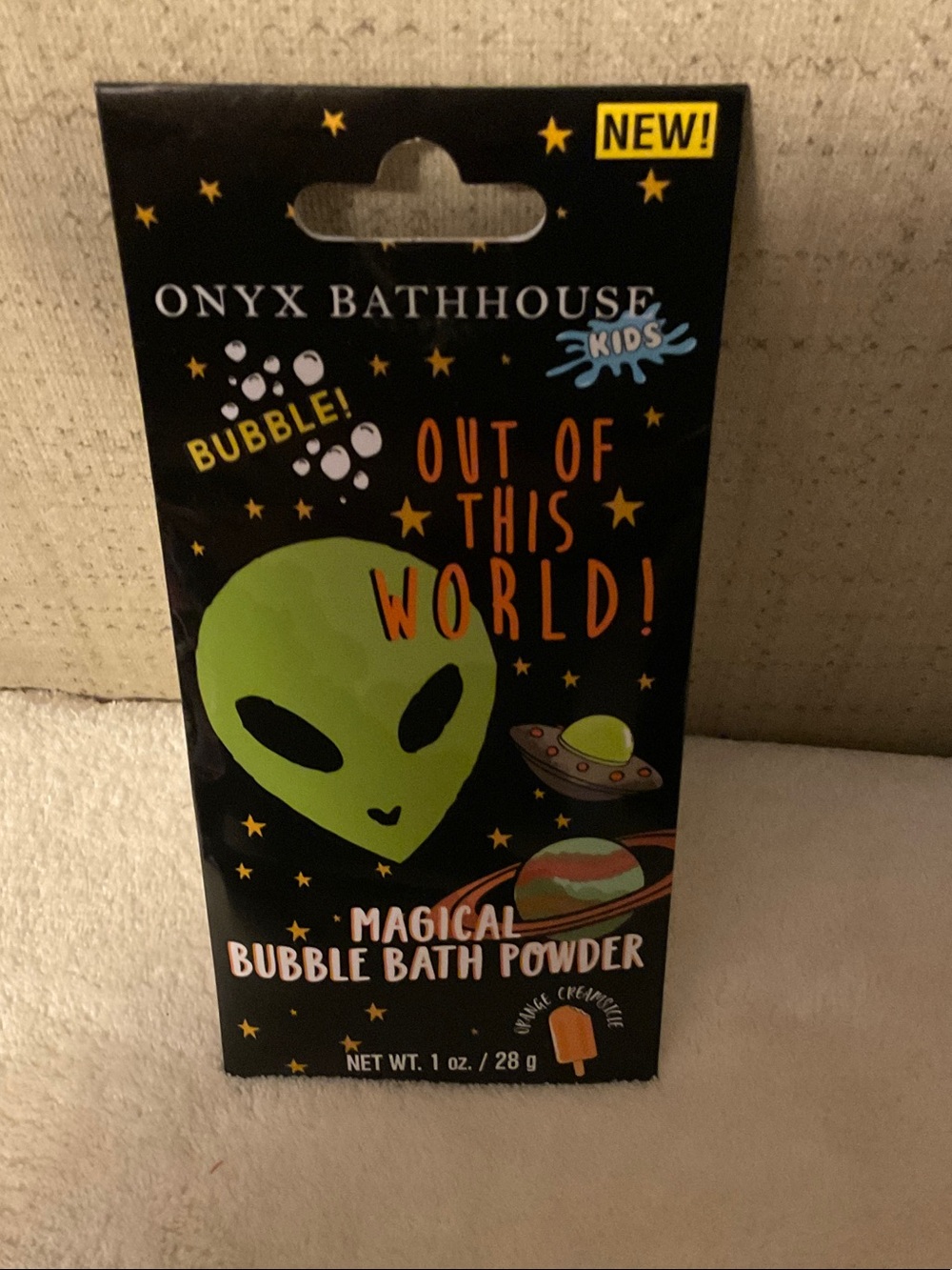 Onyx Bathhouse Out of This World Magical Bubble Bath Powder - Orange Creamsicle
